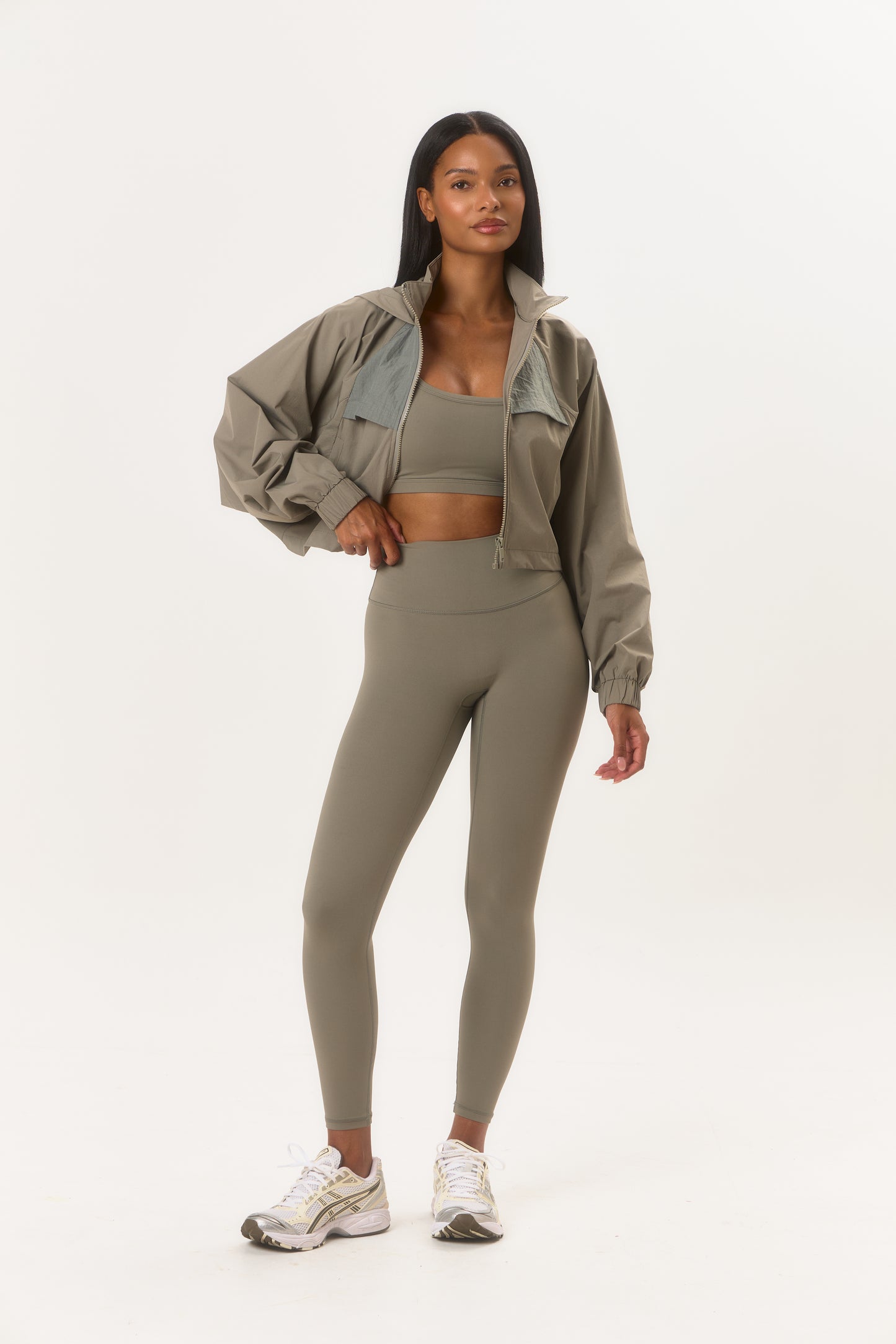 ON TRACK - Sage Grey Two Piece