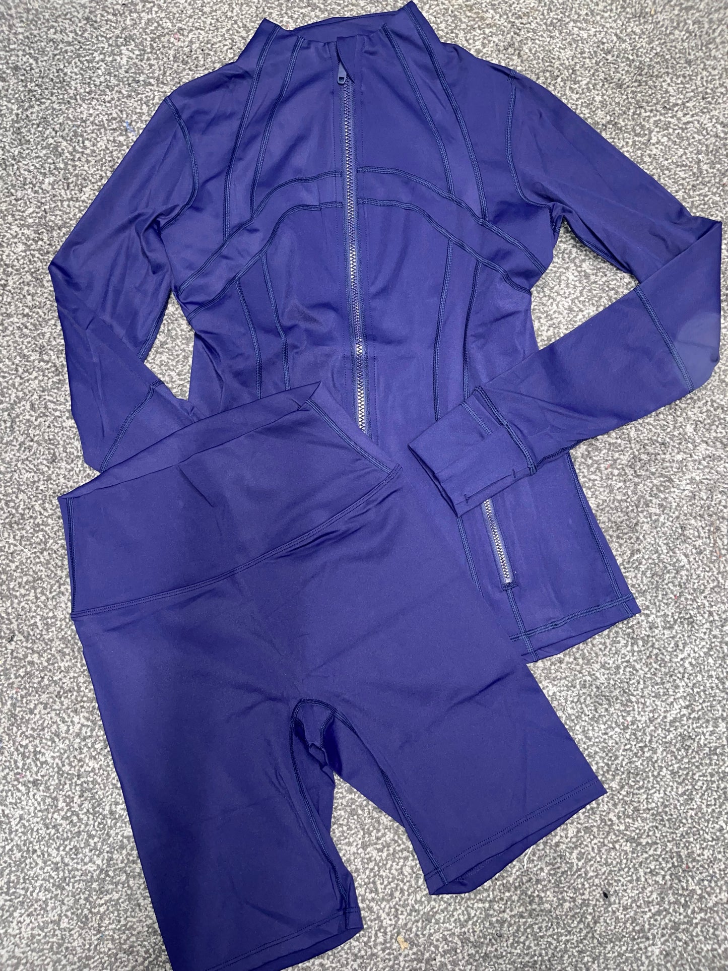DEEP BLUE SHORTS & JACKET
