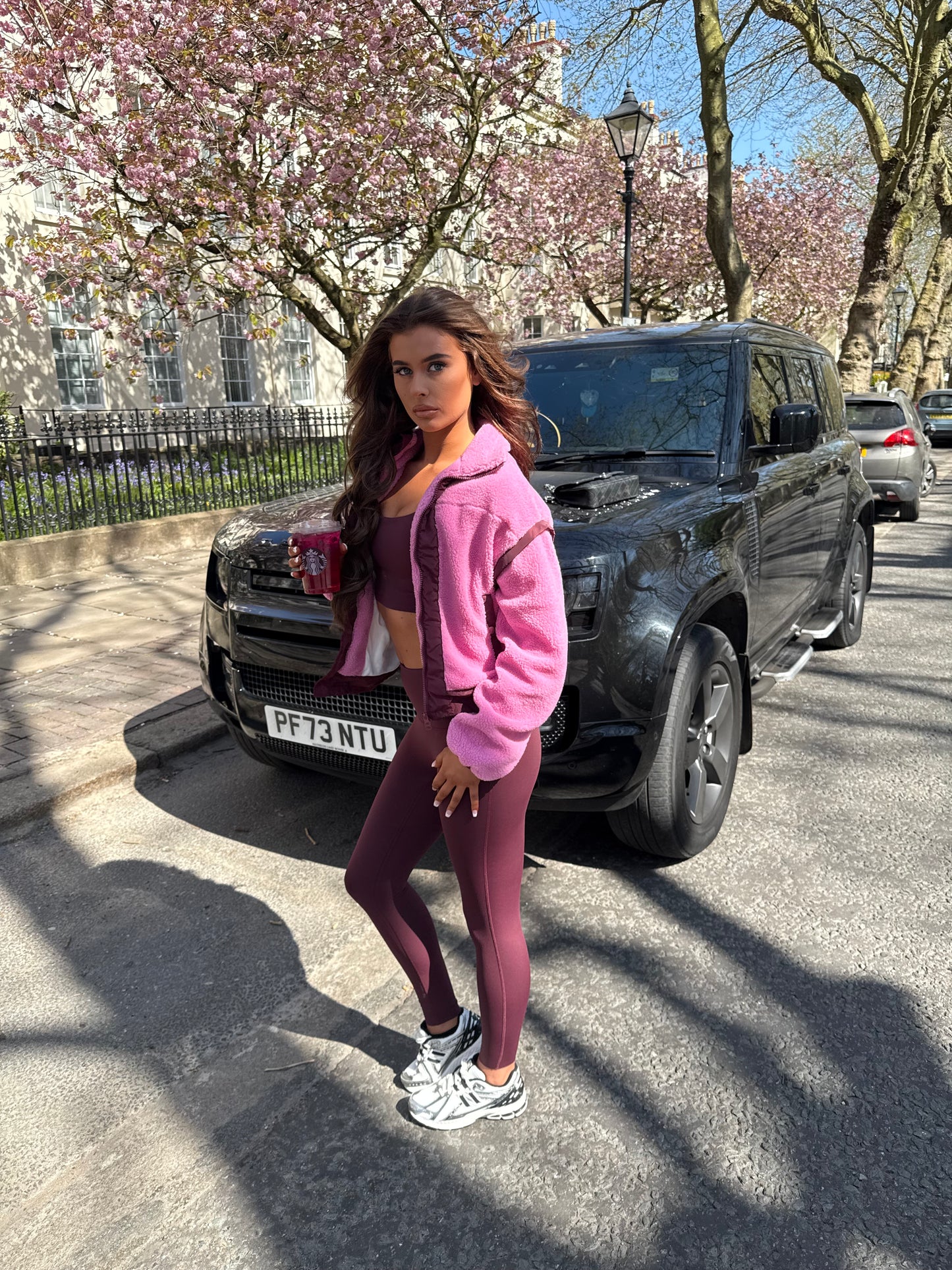 Pink & Burgundy Fleece