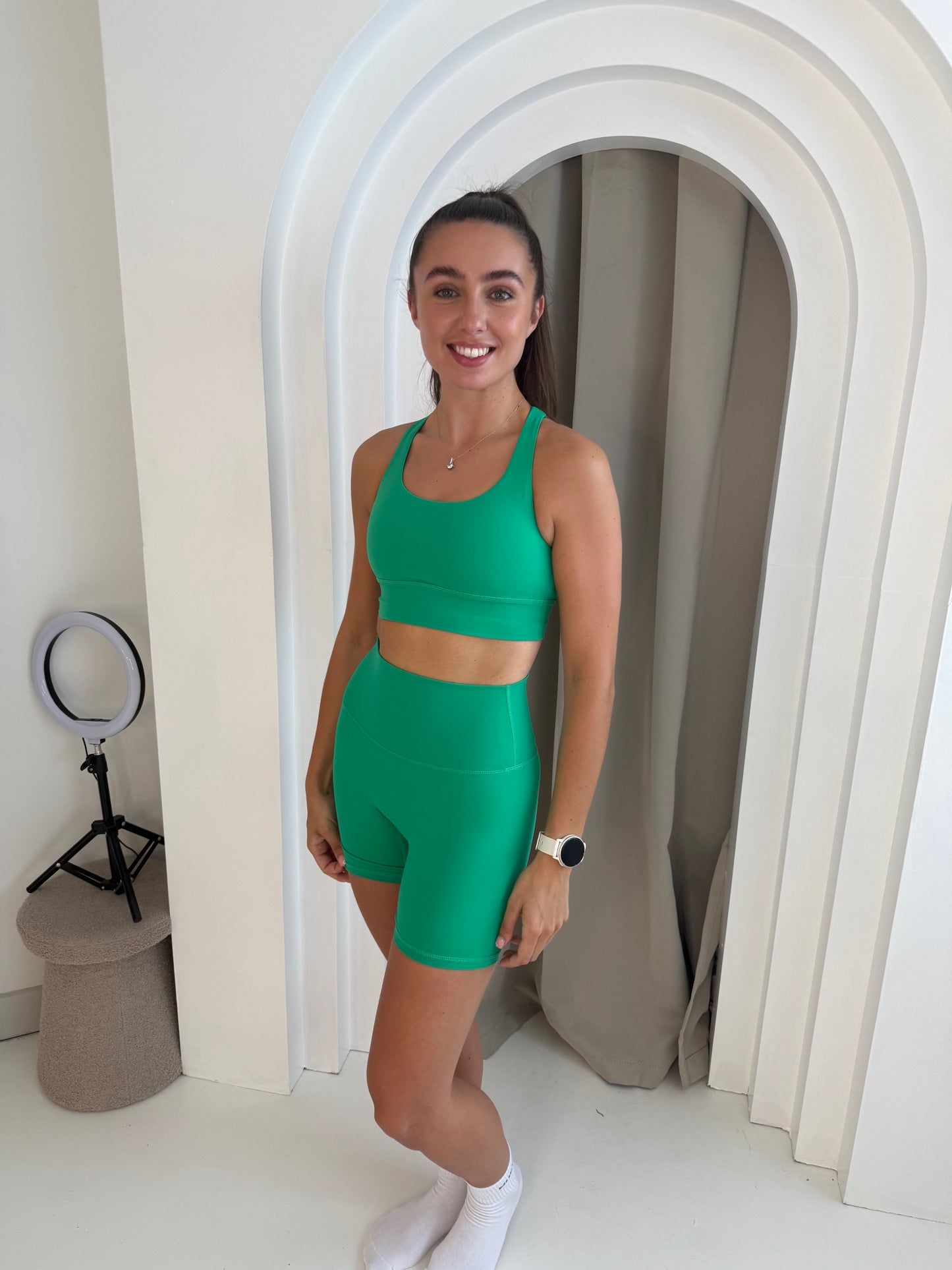 Bottega Green 2 Piece Short Set