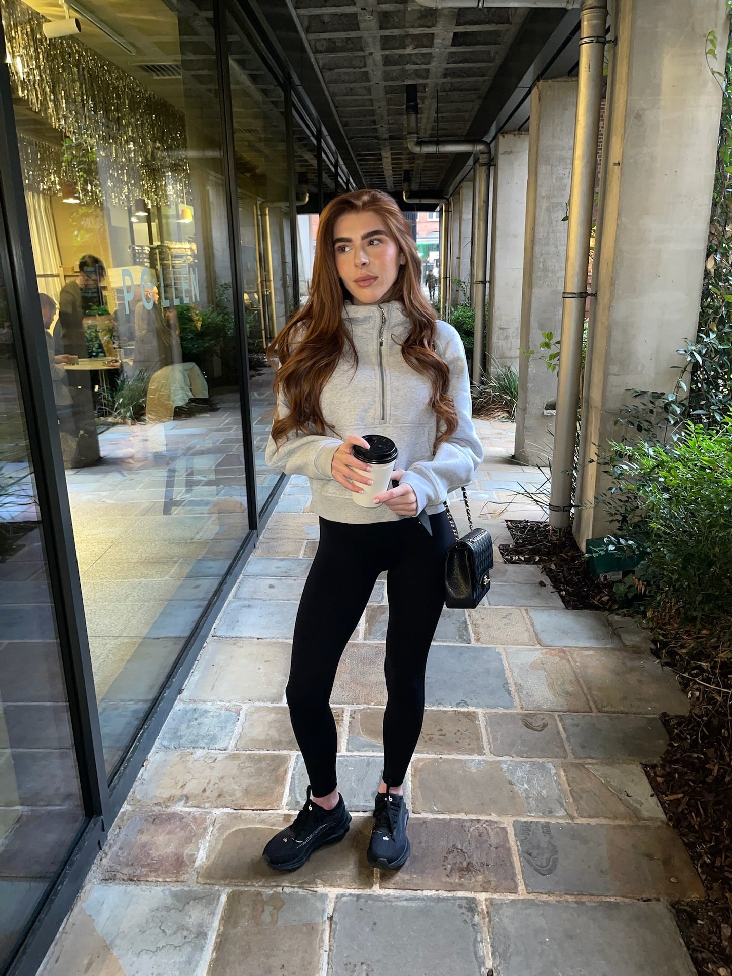 Grey Marl Scuba Half Zip