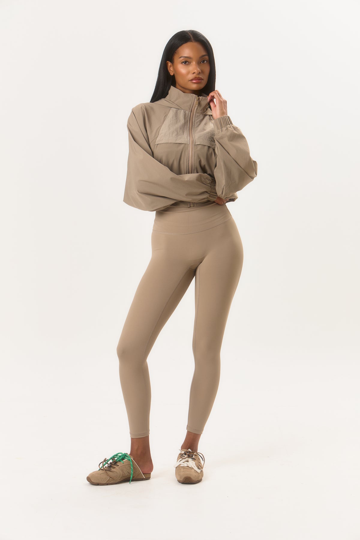 ON TRACK - Windbreaker Oatmeal