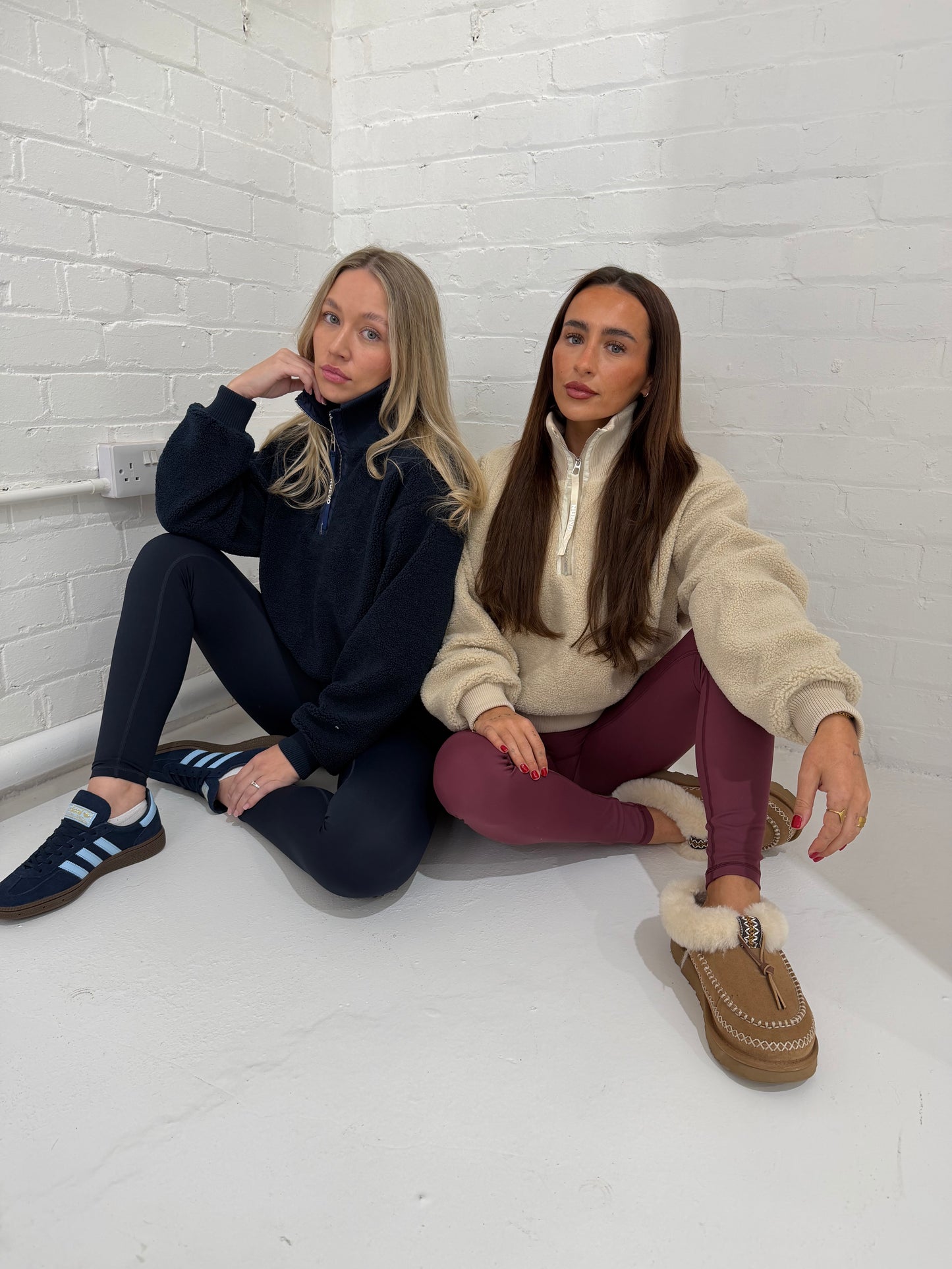 Midnight Navy | Sherpa Half Zip