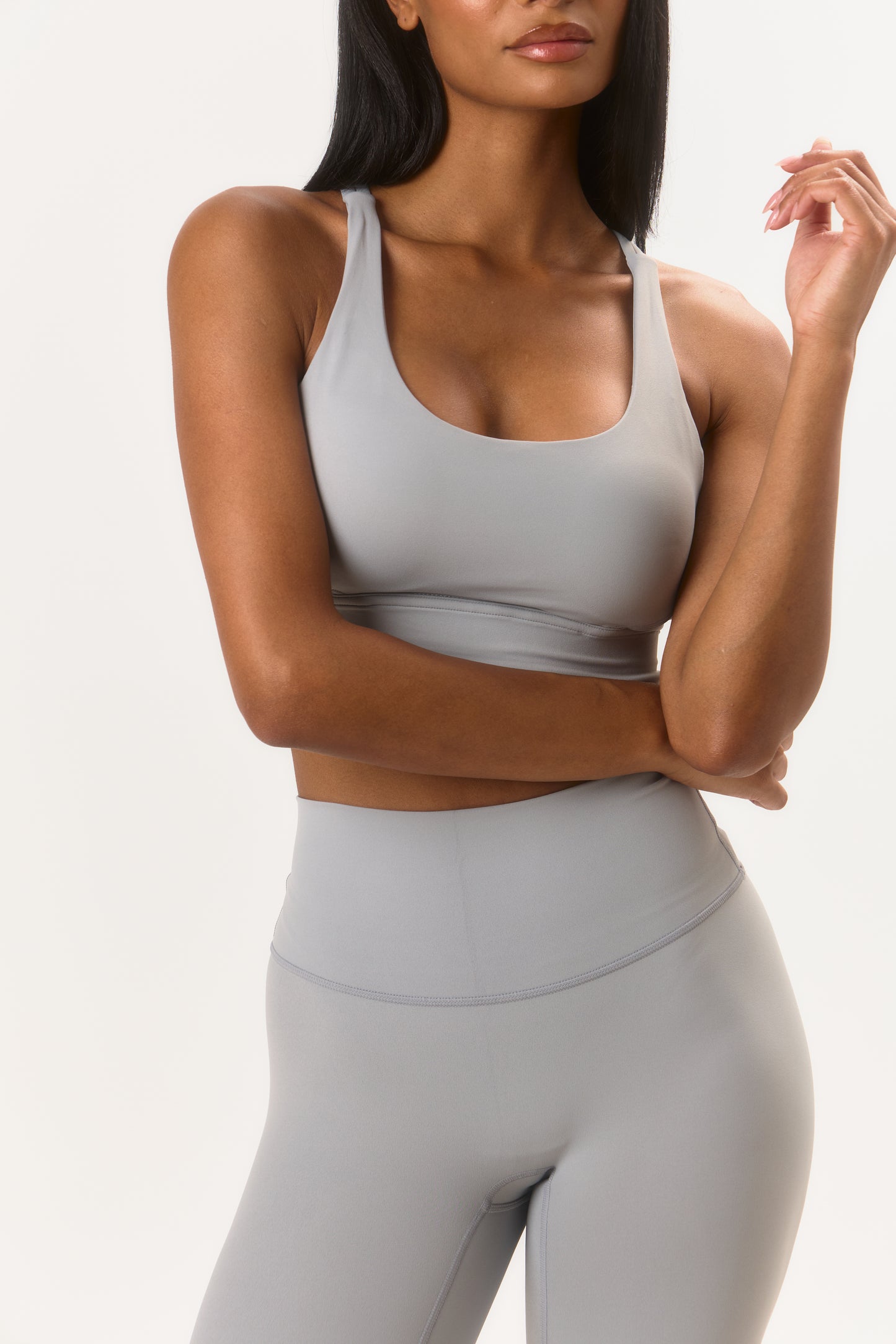 Studio Classic Sports Bra - Ice Grey