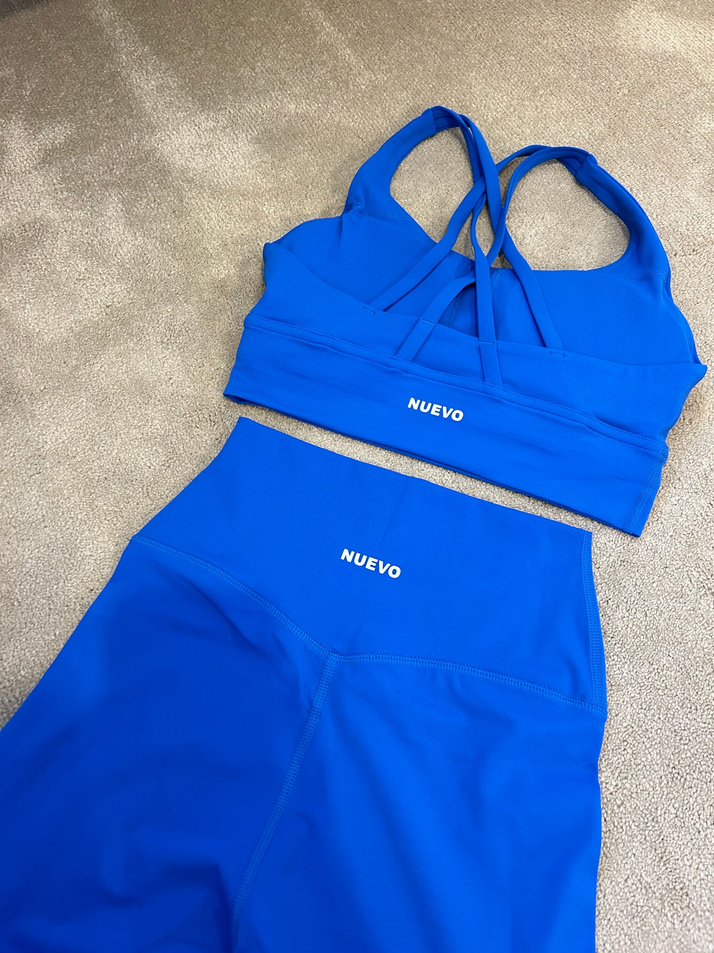 Electric Blue 2 Piece Short Set