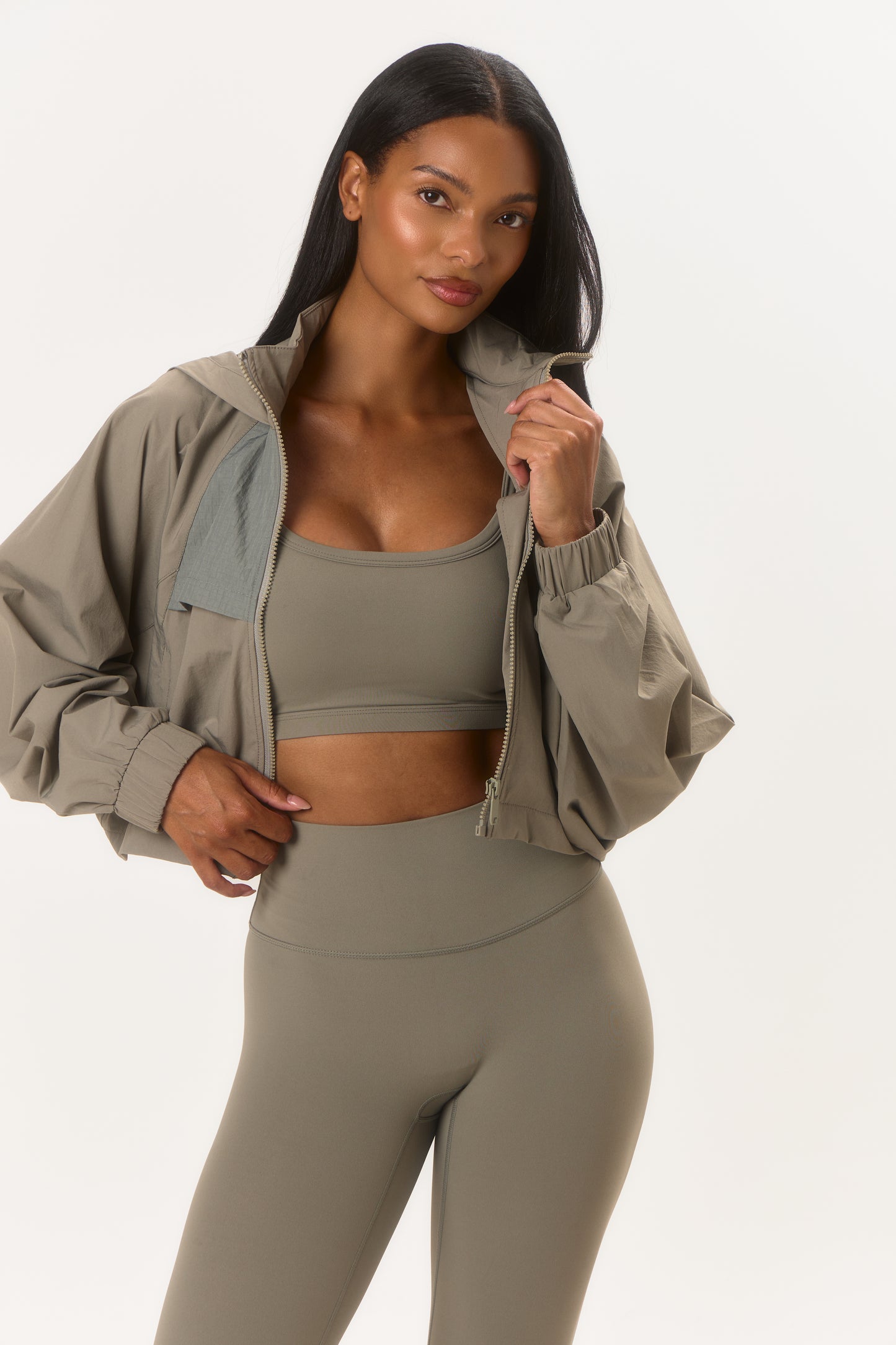 ON TRACK - Sage Grey Two Piece