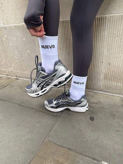 White & Grey Socks