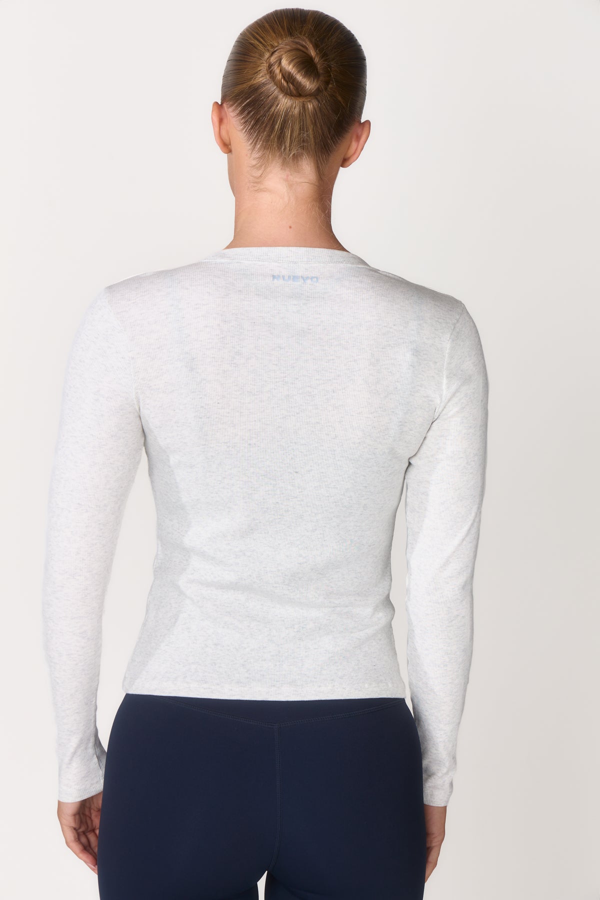 Soft Rib Everyday Long Sleeve - Grey Marl
