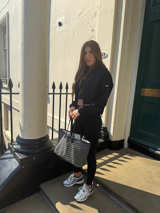 Structured Windbreaker - Black