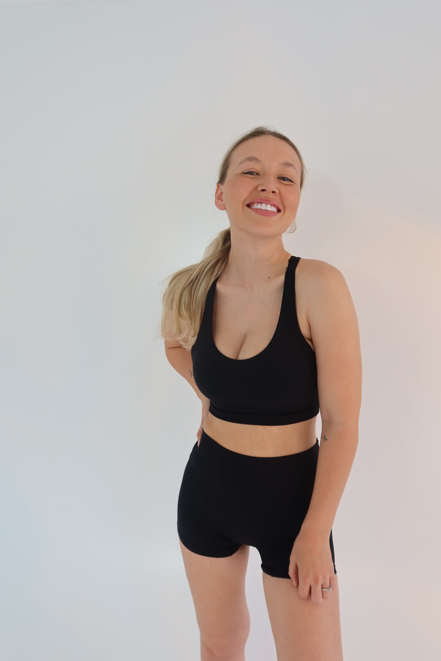 Black 2 Piece Short Set