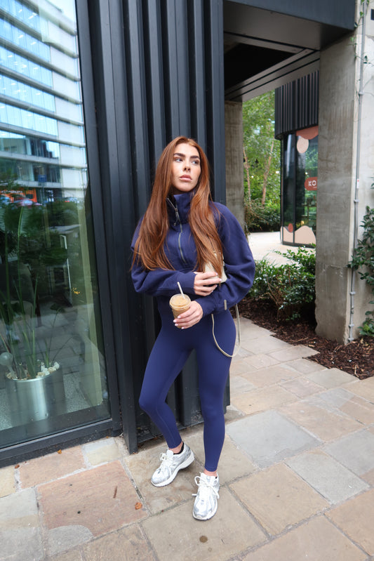 Navy Half Zip
