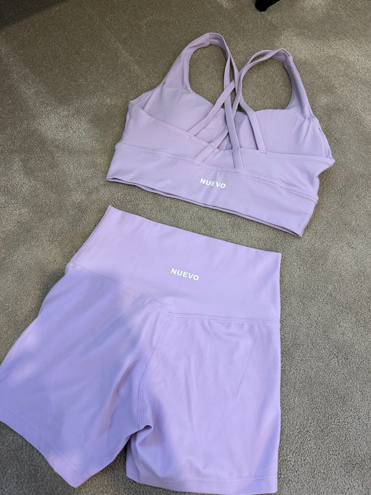 Lilac 2 Piece Short Set