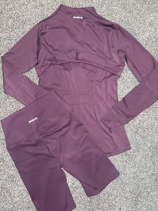 DEEP PURPLE SHORTS & JACKET