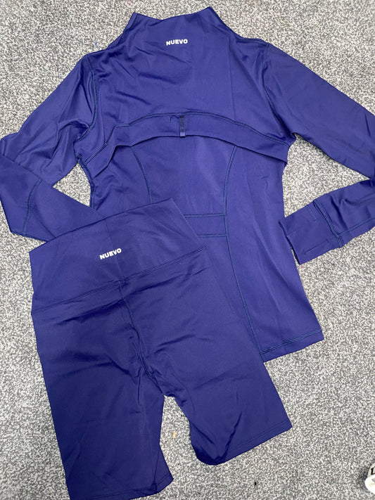 DEEP BLUE SHORTS & JACKET