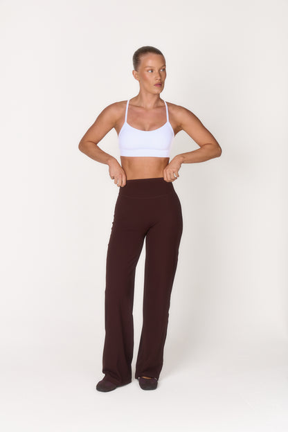 Studio Wide Leg Trousers - Hickory