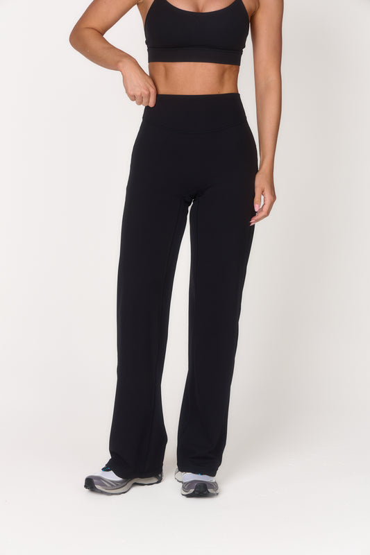 Studio Wide Leg Trouser - Black