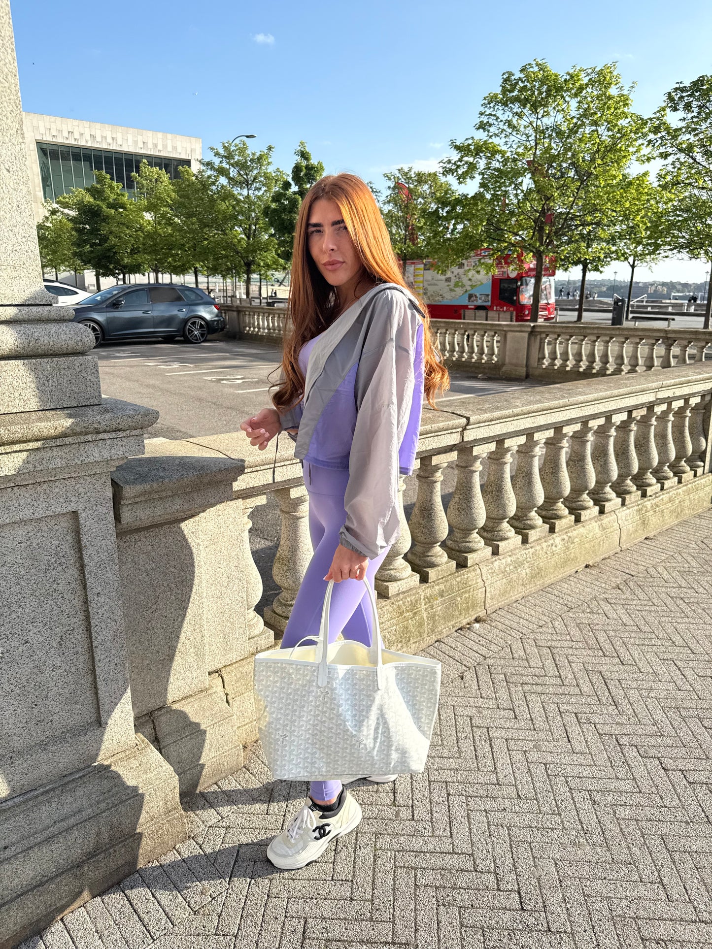 Lilac Light Weight Windbreaker