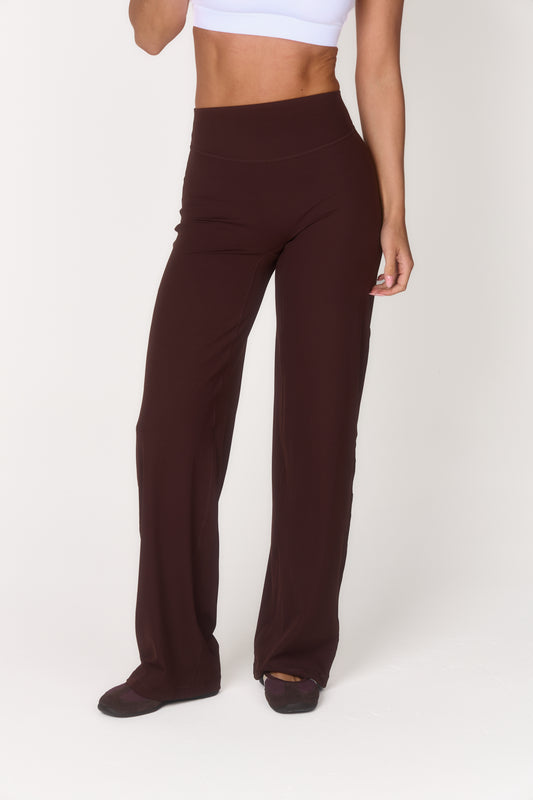 Studio Wide Leg Trousers - Hickory