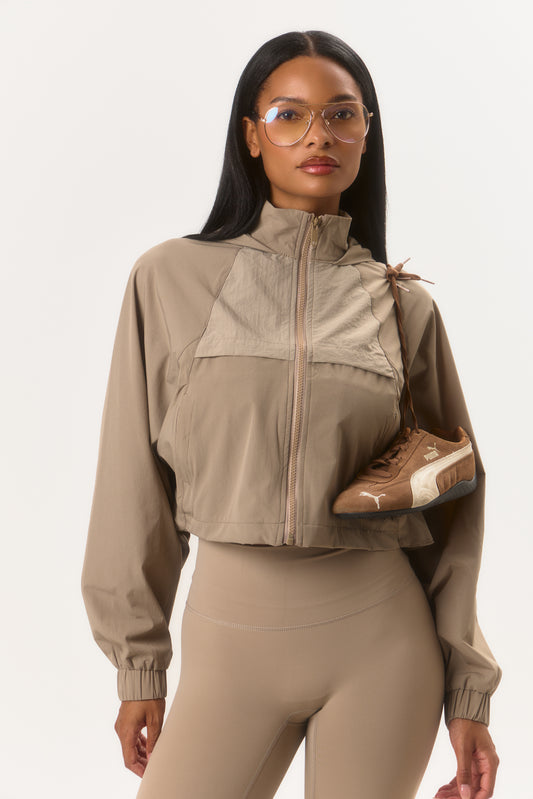 ON TRACK - Windbreaker Oatmeal