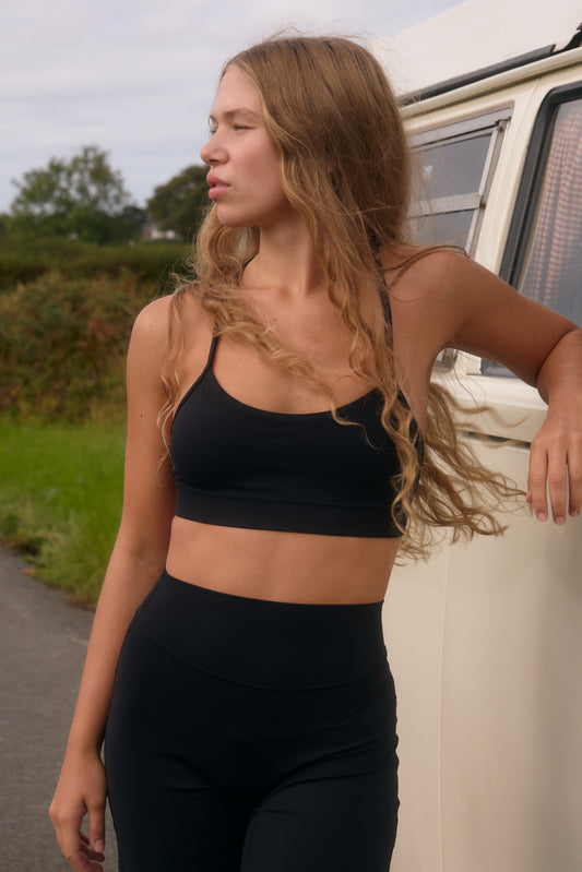 Black Studio Form Sports Bra