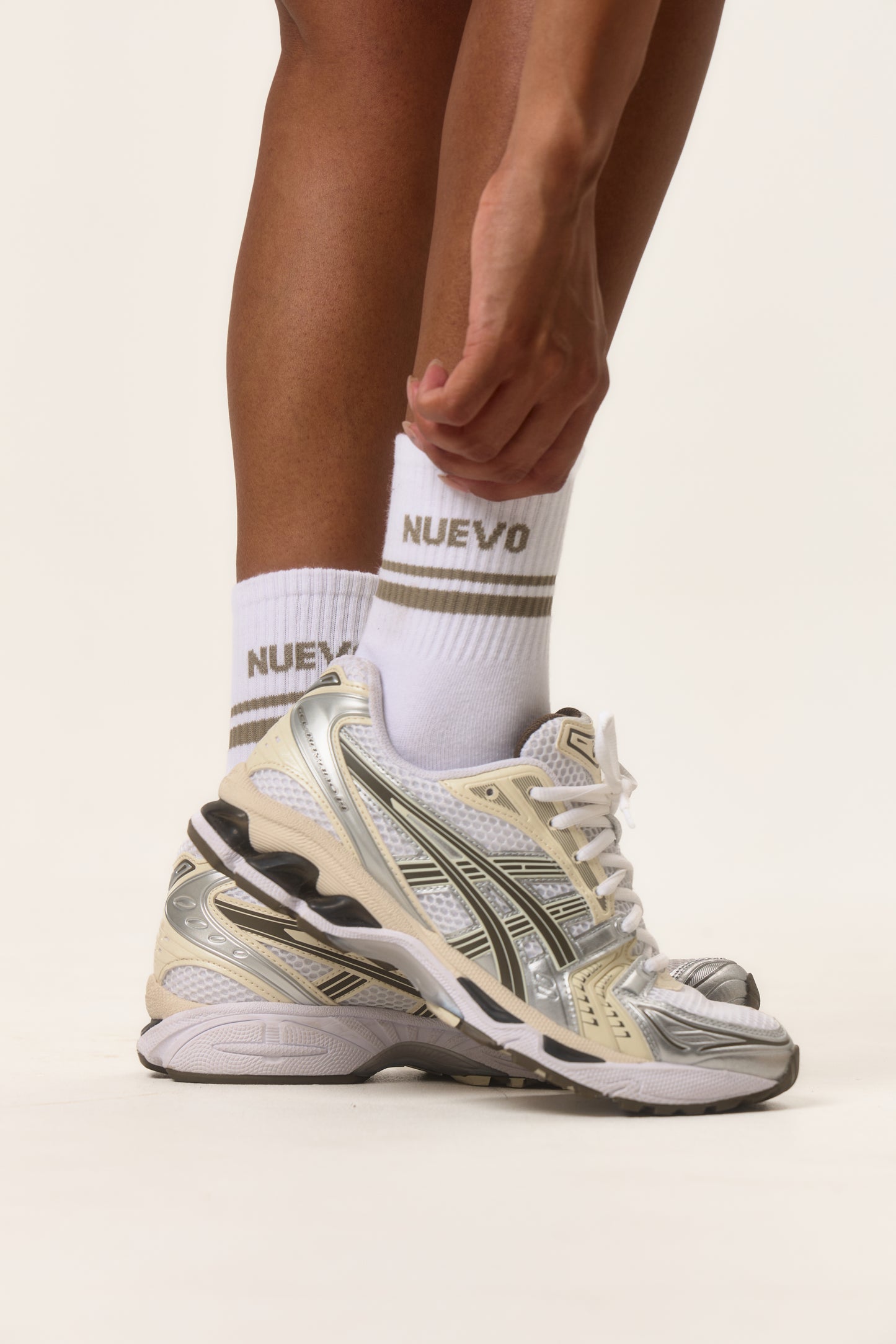 Sage Green Crew Socks