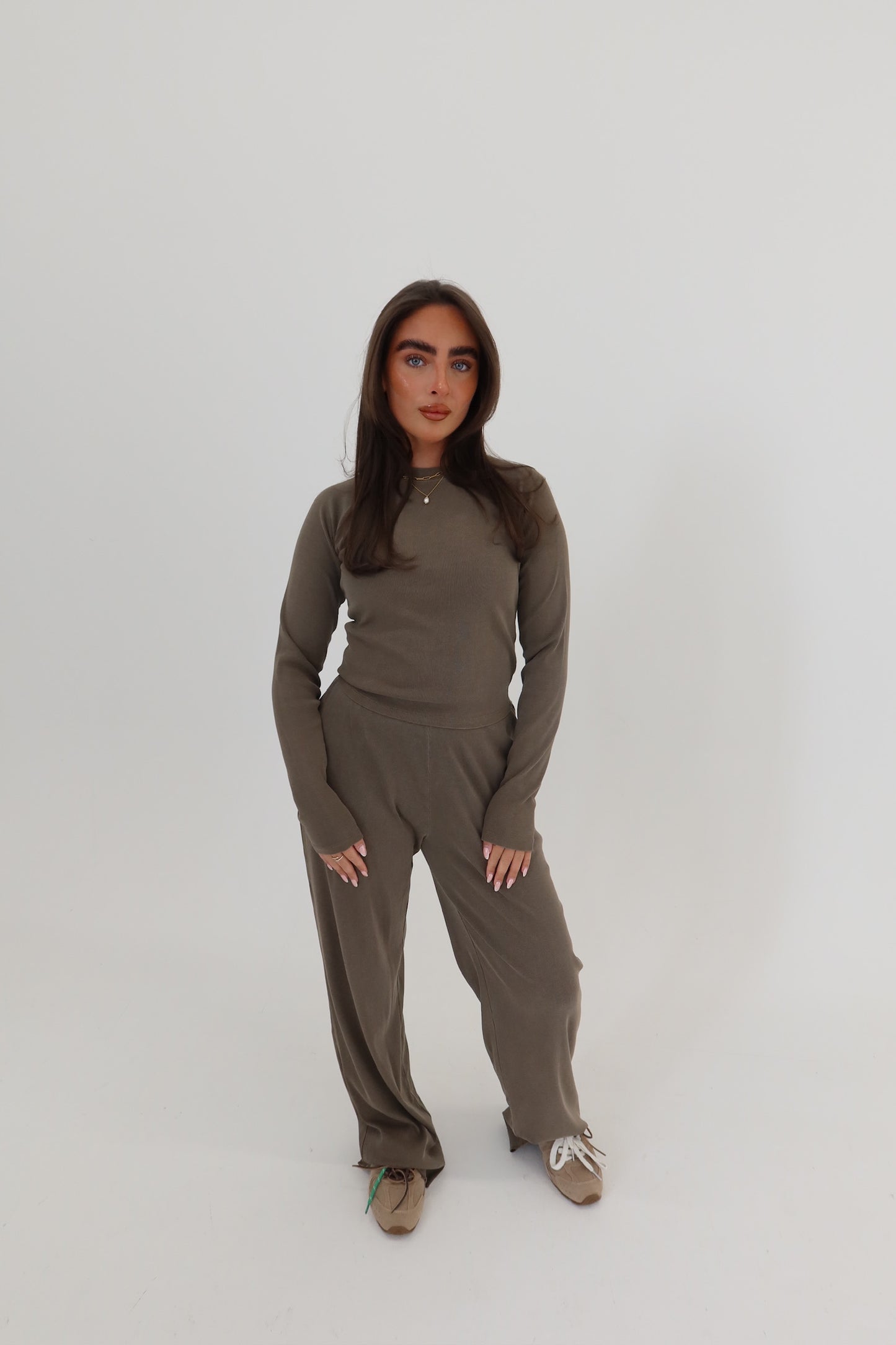 Basic Slouch Set - Mushroom