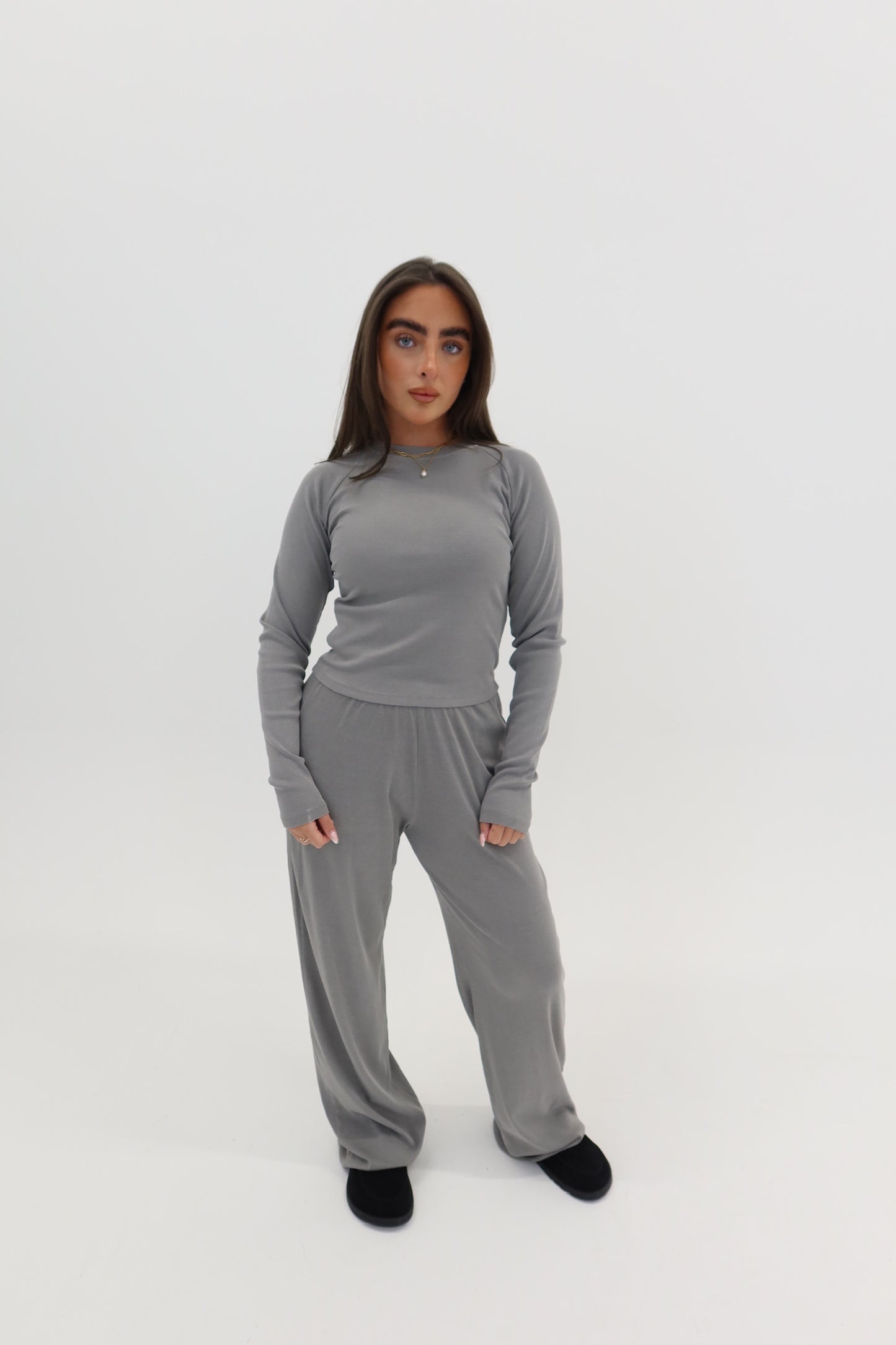 Basic Slouch Set - Slate