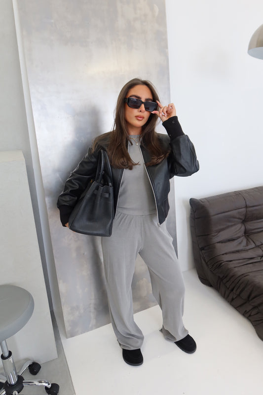 Basic Slouch Set - Slate