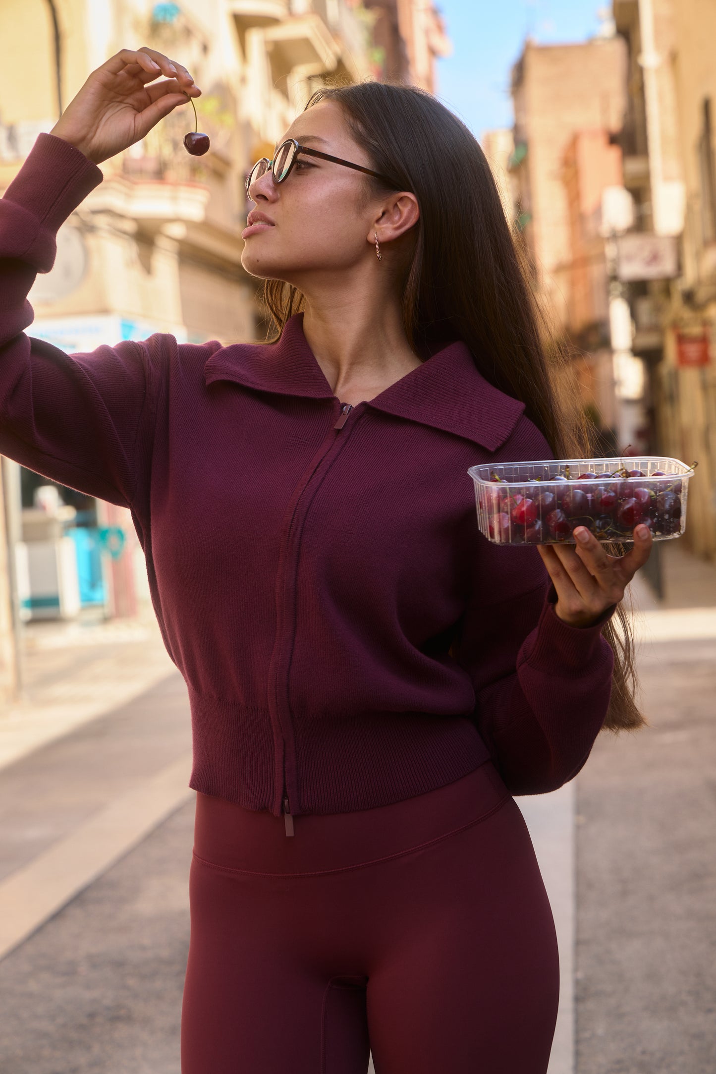 The Atelier Cardigan - Rouge Noir