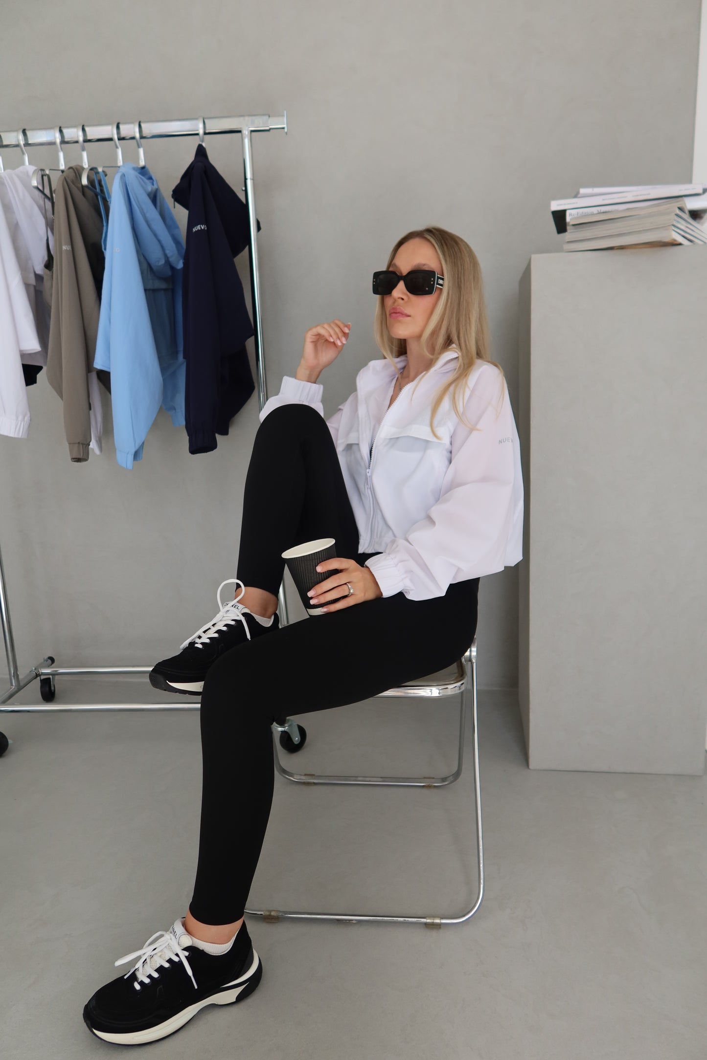 ON TRACK - Windbreaker White