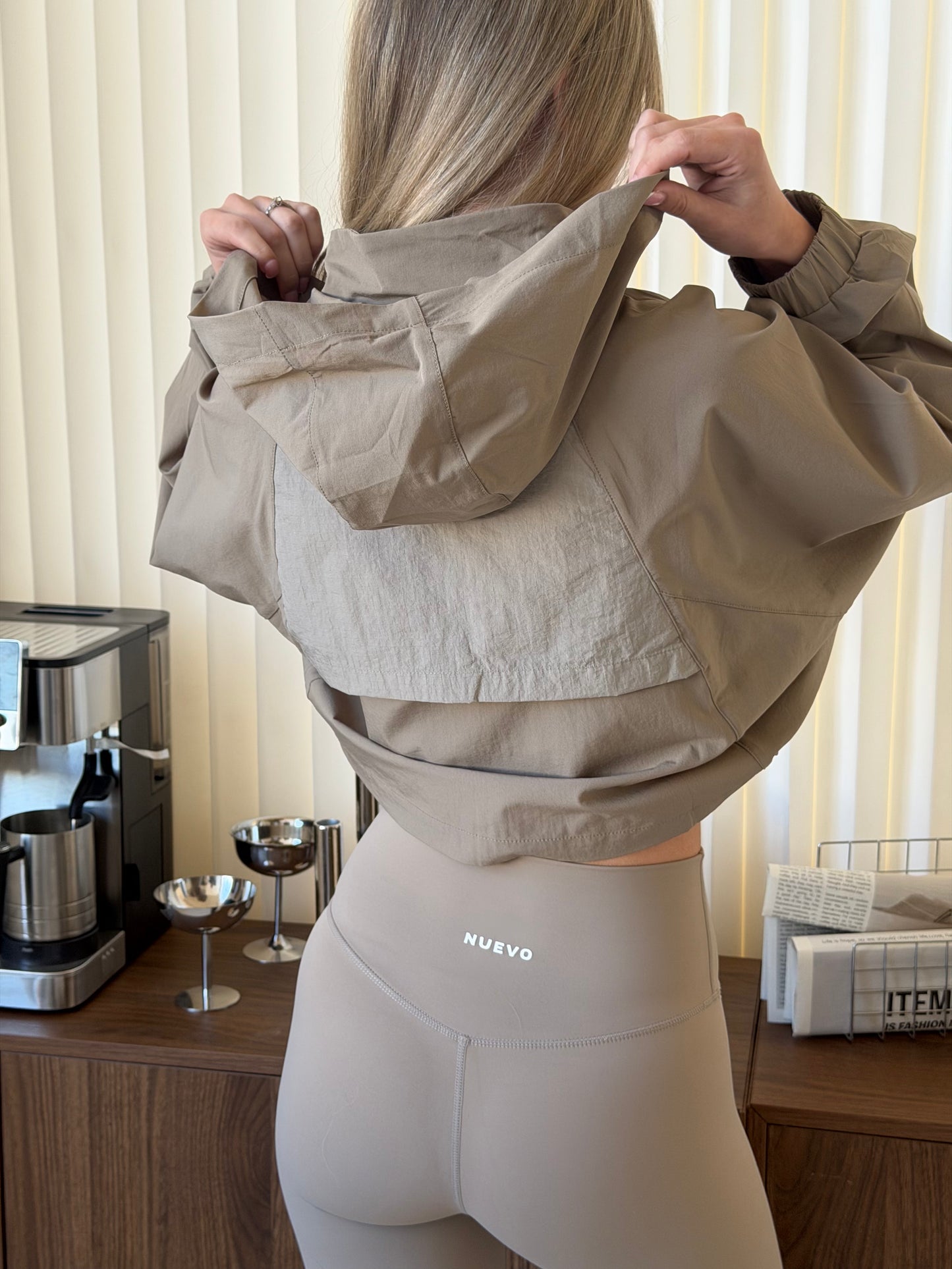 ON TRACK - Windbreaker Oatmeal