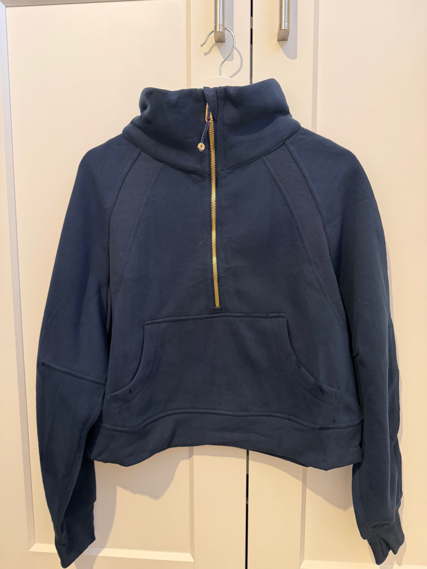 Navy Blue Half Zip - Sample