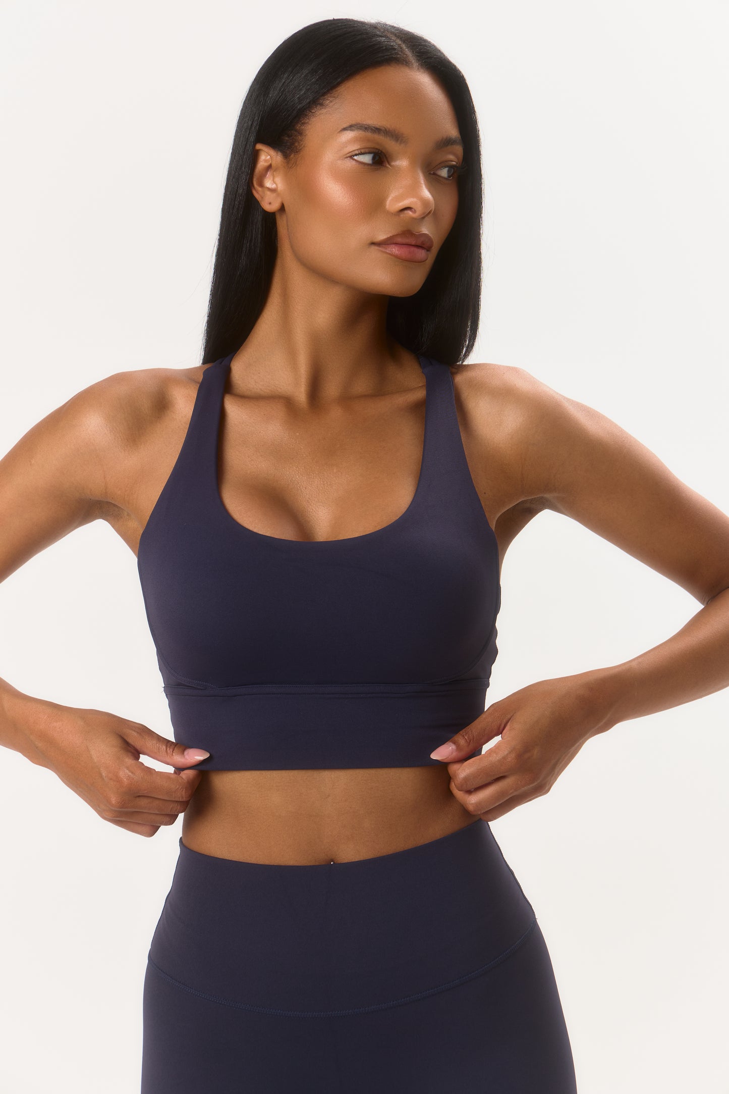 Studio Classic Sports Bra - Navy