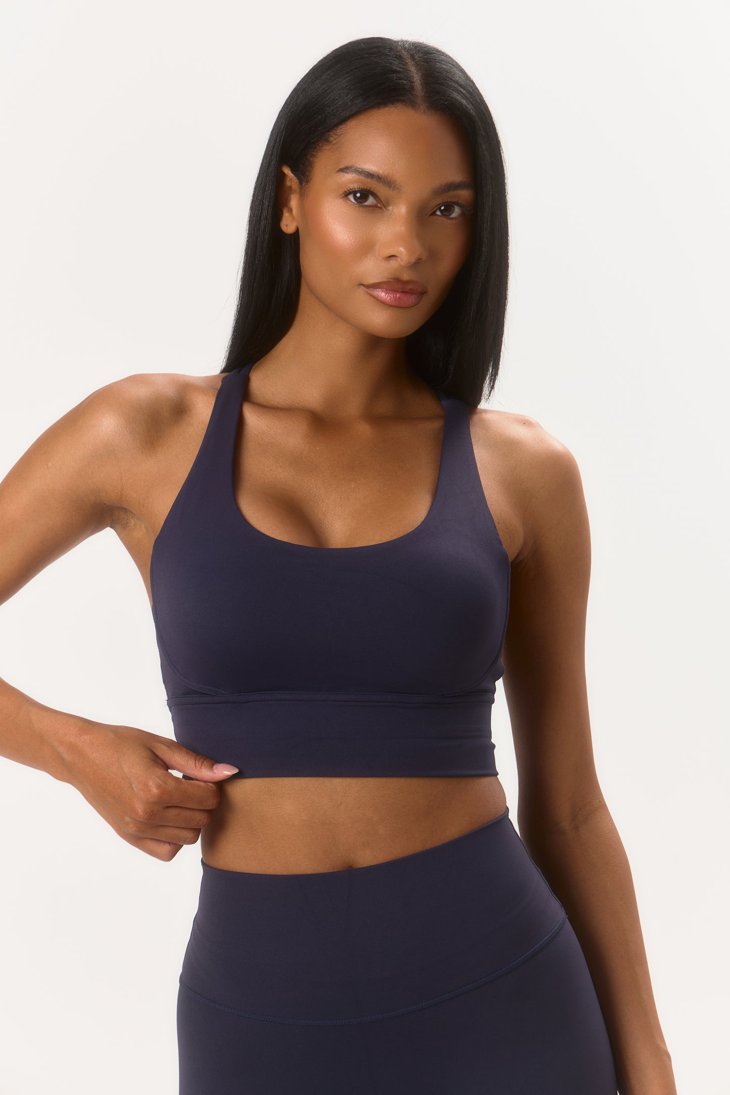 Studio Classic Sports Bra - Navy