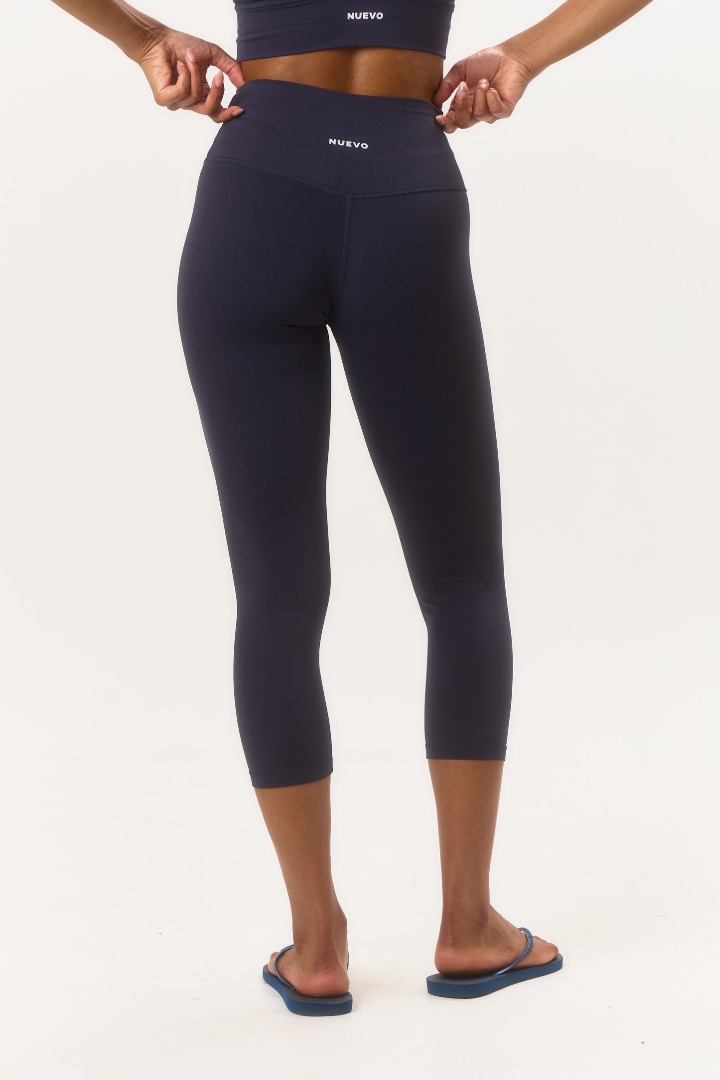 Studio Capri Leggings - Navy