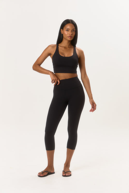 Studio Capri Leggings - Black