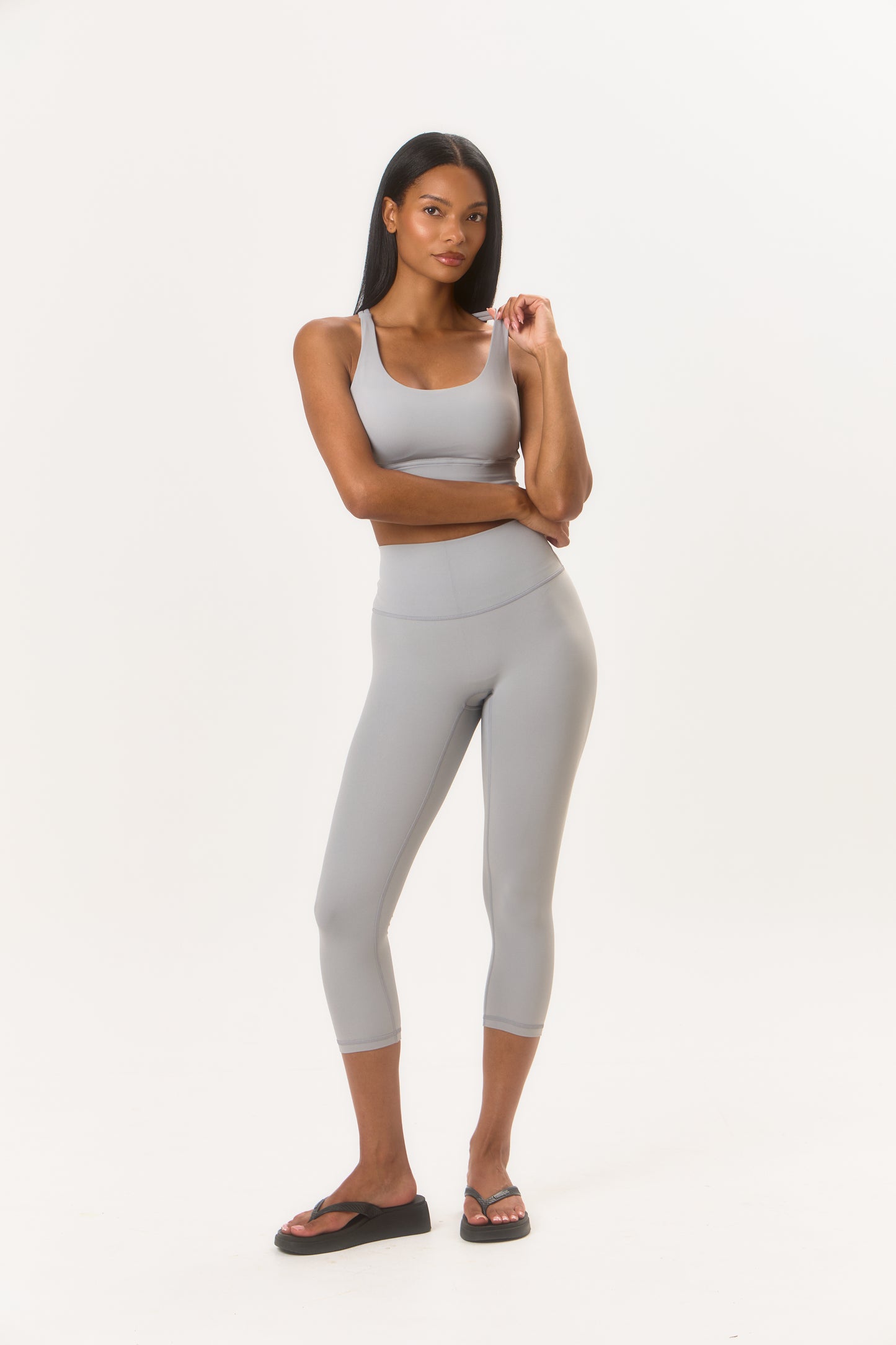 Studio Classic Sports Bra - Ice Grey