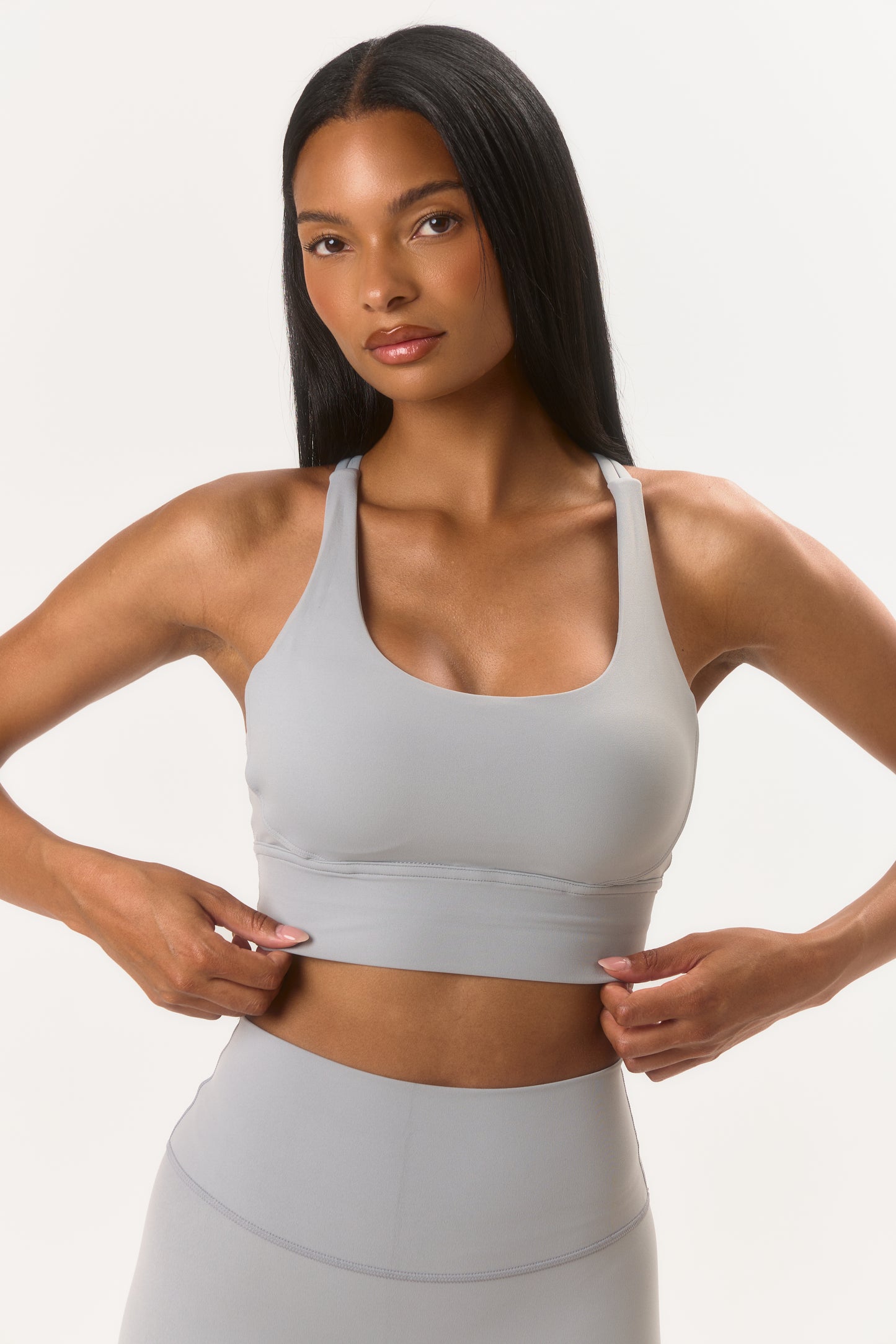 Studio Classic Sports Bra - Ice Grey