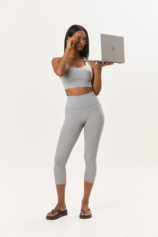 Studio Classic Sports Bra - Ice Grey